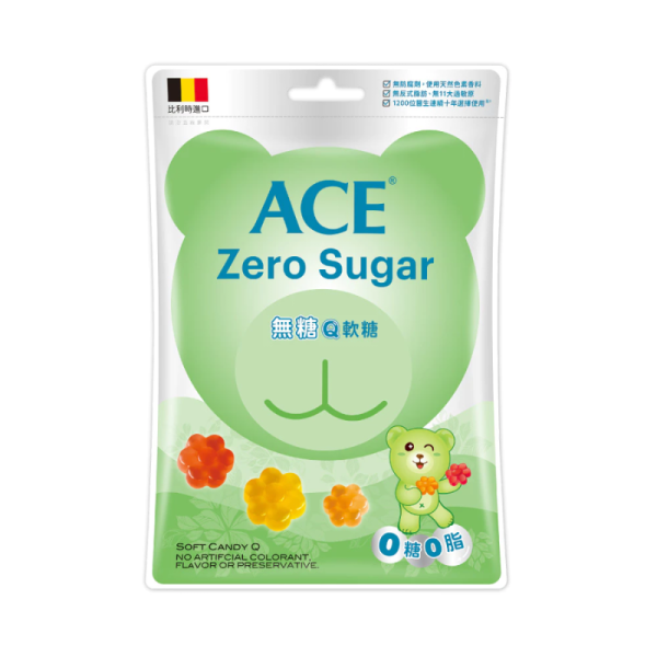 ACE 水果Q軟糖｜無糖Q/字母Q/酸Q熊｜小包48g/量販包240g｜兒童零食推薦 ACE軟糖,水果Q軟糖,無糖軟糖,字母軟糖,酸Q熊,兒童零食,水果軟糖