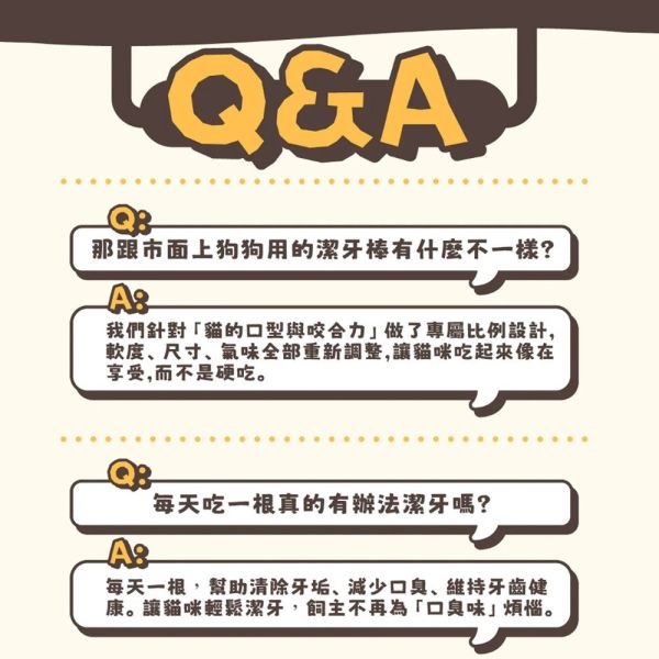 【卡默 CaMo】貓用 軟Q潔牙棒系列 森活益菌 / 蜜果酵素 / 牛肉莓果 / Q彈乳鈣 台灣製 貓潔牙棒, 卡默貓潔牙棒, Camo貓潔牙棒, 貓口腔保健, 貓牙結石, 貓牙垢, 貓口臭, 貓咪零食, 貓咪牙齒清潔, Q彈潔牙棒, 台灣製貓潔牙棒, 蜜果酵素, 牛肉莓果潔牙棒, GOIS生活館