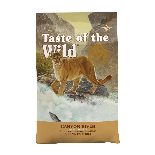 Taste of Wild 海陸饗宴 貓飼料 2.27KG 洛磯山鹿肉鮭魚 溪谷鴨肉烤鵪鶉 峽谷河鱒魚燻鮭魚 挑嘴貓 高適口性 全齡貓 海陸饗宴, Taste of the Wild, 無穀貓飼料, 貓飼料推薦, 鹿肉鮭魚貓飼料, 鴨肉鵪鶉貓飼料, 鱒魚鮭魚貓飼料, 挑嘴貓飼料, 高適口性貓飼料, 全齡貓主食, WDJ推薦貓飼料