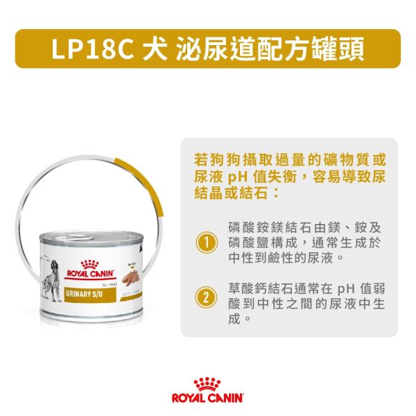 皇家 LP18C 犬泌尿道處方罐頭 200g｜Urinary S/O｜犬用泌尿道結石管理 濕食 LP18C

Royal Canin LP18C

犬泌尿道處方罐頭

Urinary S/O 狗

狗狗泌尿道結石

犬尿結石 飲食

犬用泌尿道濕食

皇家泌尿道犬罐

獸醫處方犬用罐頭