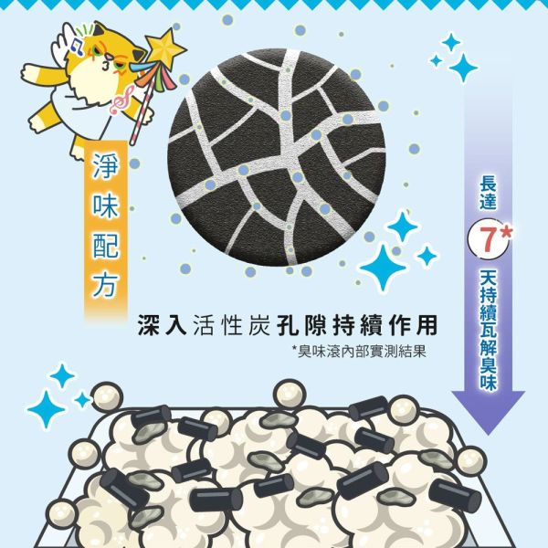【臭味滾 】 沛點炭 貓砂除臭粒 80g｜活性碳強效除臭 貓砂專用添加物 臭味滾貓砂除臭、沛點炭、貓砂除臭粒、貓砂除臭添加物、活性碳除臭、貓尿味消臭、除臭貓砂粉、貓砂異味解決、寵物環境清潔、貓砂盆除臭