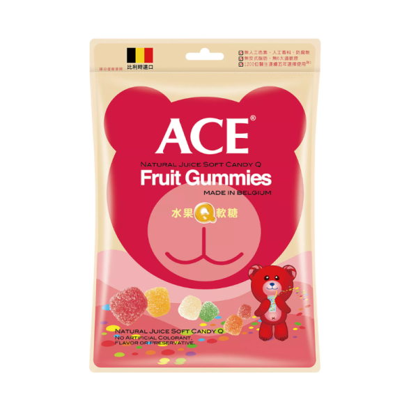 ACE 水果Q軟糖｜無糖Q/字母Q/酸Q熊｜小包48g/量販包240g｜兒童零食推薦 ACE軟糖,水果Q軟糖,無糖軟糖,字母軟糖,酸Q熊,兒童零食,水果軟糖