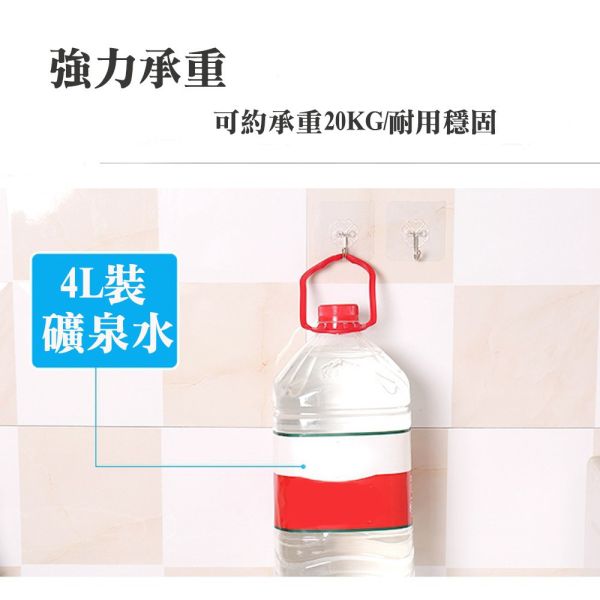 強力無痕掛勾 強力無痕掛勾 無痕掛勾 免釘掛勾 掛勾貼 耐重掛勾 透明掛勾 不脫落掛勾 無痕貼 掛勾貼片 壁掛勾