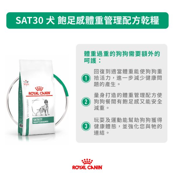 皇家【犬】飽足感體重管理配方乾糧 SAT30犬飽足感體重管理1.5kg / 6kg 狗狗減肥飼料

狗狗飽足感飼料

狗狗控制體重飼料推薦

皇家飽足感狗飼料

Royal Canin SAT30

減重犬飼料品牌

狗狗控制食慾飼料

狗減肥吃什麼

高纖狗飼料

體重管理狗飼料
