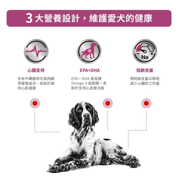 皇家【犬】心臟病配方乾糧 EC26犬心臟病處方2kg / 7.5kg 心臟病犬飼料、犬用心臟病飼料、Royal Canin 心臟犬、低鈉狗飼料、心臟狗糧、EC26、皇家犬心臟配方
