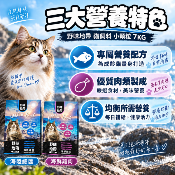 【野味地帶】 貓飼料 7kg 小顆粒｜海陸總匯・海鮮雞肉｜全齡貓 無穀低敏 高蛋白飼料推薦 野味地帶 貓飼料

野味地帶 貓飼料 7kg

小顆粒貓飼料

大包裝貓飼料推薦

海陸總匯貓飼料

海鮮雞肉貓飼料

無穀貓飼料

全齡貓飼料推薦

低敏貓飼料

高蛋白貓糧