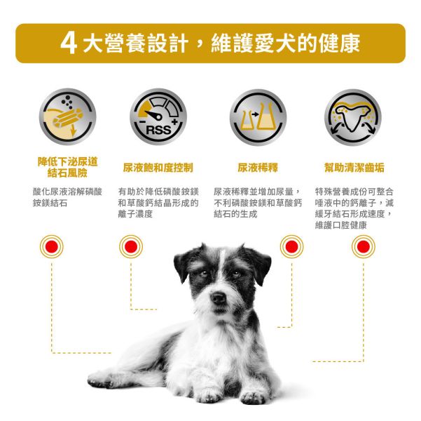 皇家【犬】泌尿道小型犬配方乾糧 USD20小型犬泌尿道配方 4kg /1.5kg 小型犬尿道結石飼料

狗狗泌尿道處方飼料

ROYAL CANIN 小型犬URINARY

皇家小型犬泌尿道配方

小型犬結石乾糧推薦

小型犬草酸鈣磷酸銨鎂結石

狗狗尿結晶怎麼辦

狗尿道結石吃什麼飼料

狗狗結石專用飼料推薦

小型犬泌尿道健康保健飼料

狗結石溶解配方

皇家狗飼料結石溶解