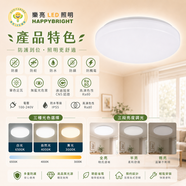 樂亮LED 輕快裝LED吸頂燈 蛋糕型吸頂燈 16W 30W 防水防塵 星空 星鑽 和風 旋風系列 LED吸頂燈, 樂亮吸頂燈, 防水吸頂燈, 防塵吸頂燈, 和風吸頂燈, 星空吸頂燈, 蛋糕造型燈, CNS認證燈具, 臥室吸頂燈, 客廳吸頂燈, 書房燈具, 陽台燈具, 16W吸頂燈, 30W吸頂燈, 造型吸頂燈, 旋風吸頂燈, LED天花燈, 台灣製LED燈, 居家照明燈具, 節能燈推薦