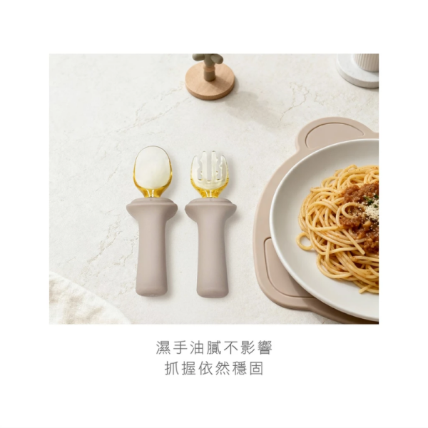 KUKU酷咕鴨PPSU學習餐具組｜寶寶湯匙叉子｜副食品餐具｜嬰兒餐具推薦 PPSU餐具,寶寶餐具,副食品湯匙,嬰兒餐具推薦,學習餐具,寶寶叉子,副食品餐具