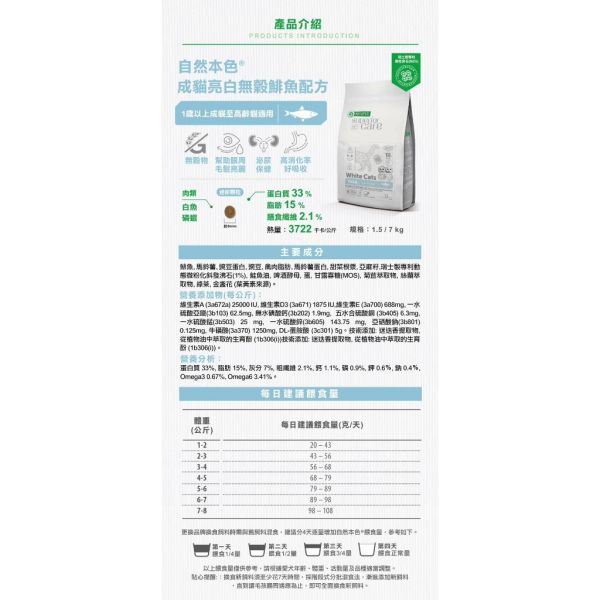 自然本色 貓飼料1.5kg 成貓亮白無穀鯡魚 挑嘴美毛無穀鲱魚 配方 成貓無穀飼料

成貓挑嘴飼料

成貓美毛飼料

成貓護毛飼料

成貓低敏飼料

成貓魚口味飼料

成貓腸胃保健飼料

成貓 Omega 飼料

自然本色成貓飼料

成貓主食推薦