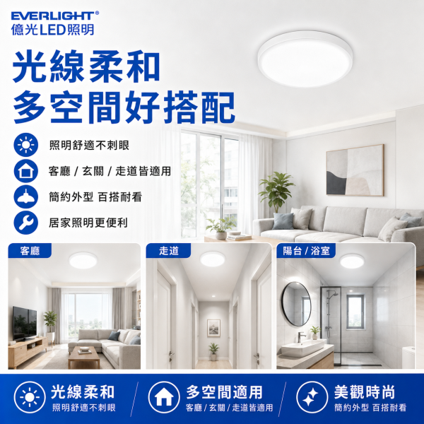 億光LED吸頂燈 星庭防水燈 IP65防水等級 浴室陽台適用 節能圓型燈 吸頂燈照明 LED吸頂燈, 防水吸頂燈, IP65吸頂燈, 浴室燈具, 陽台燈具, 圓形吸頂燈, 億光吸頂燈, 星庭燈, 戶外防水燈, LED防水燈, 白光吸頂燈, 室外照明燈具, 10W吸頂燈, 16W防水燈, 22W陽台燈, 台灣製吸頂燈, 抗潮LED燈, 天花板吸頂燈, 騎樓防水燈, 億光防水照明