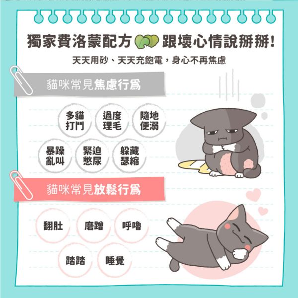 【怪獸部落 LitoMon】費洛蒙紓壓礦砂 4kg｜強效除臭 快速凝結 不黏底 低粉塵 安撫情緒 貓砂推薦 怪獸部落,Monster Tribe,費洛蒙礦砂,紓壓貓砂,情緒安撫貓砂,除臭貓砂,快凝結貓砂,低粉塵貓砂,不黏底貓砂,天然礦砂,貓砂推薦,礦砂4kg,多貓家庭貓砂,環保貓砂,費洛蒙貓砂推薦