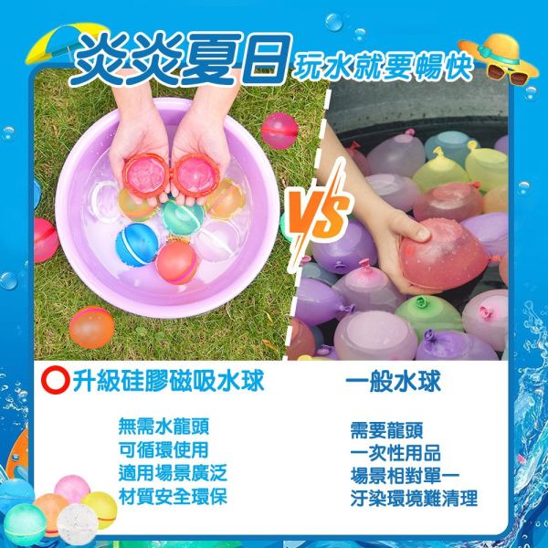 磁吸水球 水球 重複使用 環保 不製造垃圾 水球大戰 打水仗 水彈 丟不破水球 泳池 海邊 玩水 磁吸水球,可重複使用水球,環保水球,戶外玩水,打水仗水球,水彈道具,丟不破水球,泳池玩水,海邊玩水