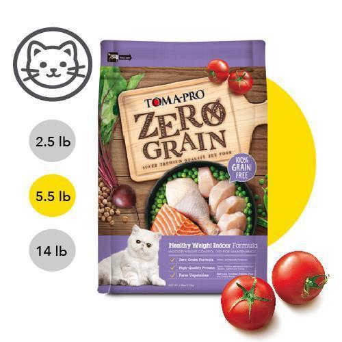 【TOMA-PRO 優格】Zero Grain 零穀貓飼料 5.5lb｜鮭魚敏感／5種魚化毛／室內貓體重管理｜貓乾糧 TOMA-PRO零穀貓飼料5.5lb、優格零穀貓飼料5.5磅、優格鮭魚貓飼料、優格5種魚貓飼料、優格室內貓體重管理、無穀貓飼料推薦、室內貓飼料推薦、化毛貓飼料推薦