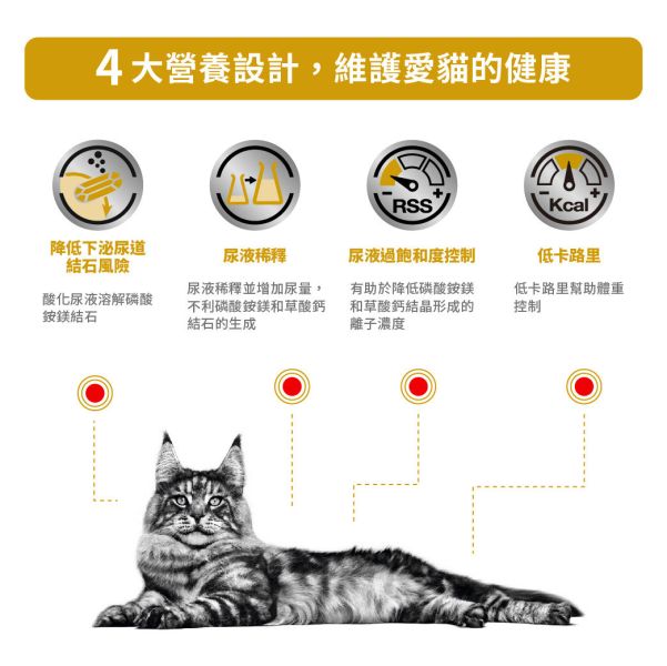 皇家【貓】泌尿道低卡路里濕糧85g   UMC34W-貓泌尿道低卡路里濕糧 85g 皇家泌尿道低卡濕糧

貓尿結石體重控管主食

Royal Canin Urinary S/O Moderate Calorie

易胖貓尿路濕糧推薦

溶解磷酸銨鎂結石貓罐

貓咪膀胱結石飼料推薦

FIC/FLUTD飲食控制

控制貓肥胖與尿結石同時配方

結紮貓體重控制主食罐

泌尿道+低熱量雙效貓罐頭