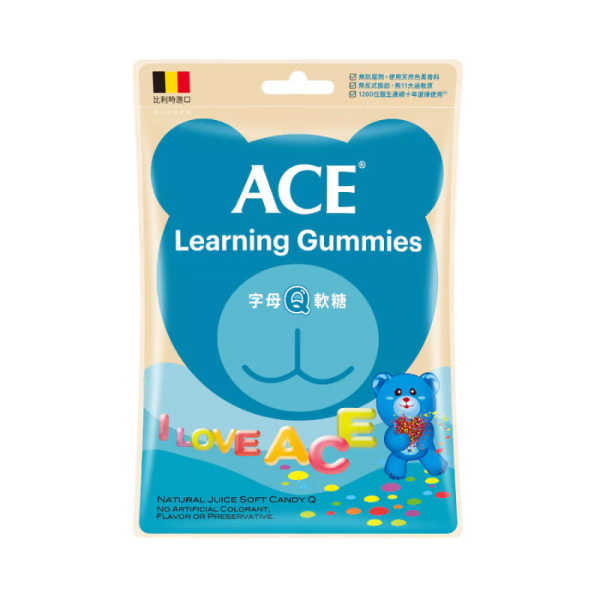 ACE 水果Q軟糖｜無糖Q/字母Q/酸Q熊｜小包48g/量販包240g｜兒童零食推薦 ACE軟糖,水果Q軟糖,無糖軟糖,字母軟糖,酸Q熊,兒童零食,水果軟糖