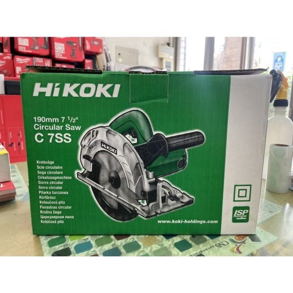 文菖五金 日立HITACHI 更名 HIKOKI 銲固力 C7SS 190mm 手提 電動 圓鋸機 電鋸 