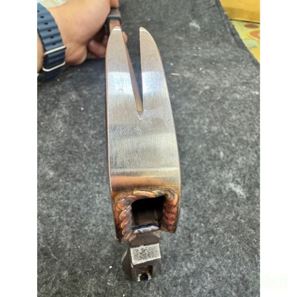 鹿洋五金 板模鎚 內壢鎚 白鐵鍛造 三磁板模鎚 不鏽鋼柄 七分 50CM  焊接 內壢鎚頭 