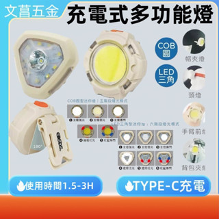 25W充電式多功能燈 超迷你 帽夾燈 頭燈 手臂燈 背包燈 HK-K1147 HK-K1148 