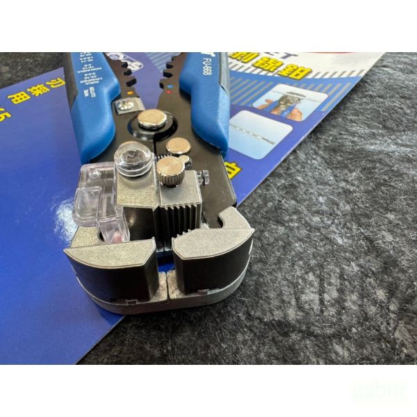 鹿洋五金 FUNET 剝線鉗 FU-668 0.2-6mm 白扁線適用 PP TPR手柄 剝皮鉗 