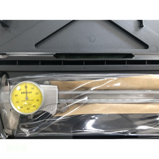 含稅  鹿洋五金 日本 三豐 Mitutoyo 505-732 150mm/0.01mm 附錶卡尺 游標卡尺 
