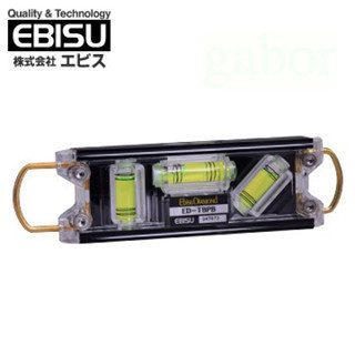 附發票 鹿洋五金日本製 EBISU ED-TBPB  TB2B 雙吊掛式強磁三泡 水平尺 夜光水平液 