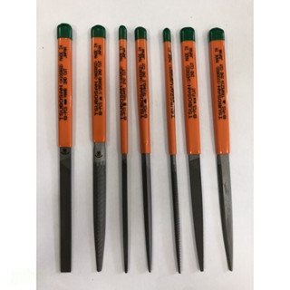 含稅 附發票 鹿洋五金 日本製 壺三 TSUBOSAN 200mm 中目 膠柄什錦銼刀 綜合銼刀 7支組 壺三銼刀 