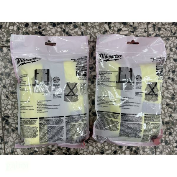 附發票 milwaukee 美沃奇 米沃奇 黃色工程背心48-73-5061#S/M 48-73-5062#L/XL 