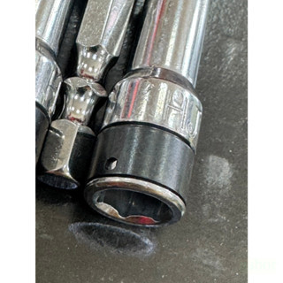 8mm 長 65mm｜六角柄彈片滾珠套筒 不銹鋼白鐵螺絲用鋼珠式套筒  附磁套筒 自攻釘 