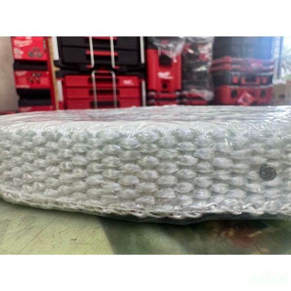 玻璃纖維帶 600 度 玻璃纖維防火帶 耐高溫絕緣纖維帶玻纖帶厚3mm 防火毯 排氣管 鍋爐 