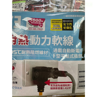 動力線 動力延長線 帆布收納袋 2P 3插15A過載安全保護軟線 電源延長線 露營電源線 門市現貨 露營 工地 