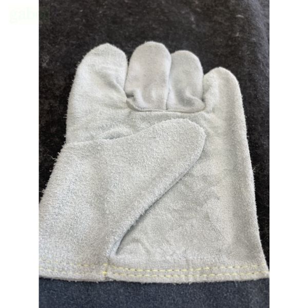 含稅 附發票 鹿洋五金 電焊手套  五指 電銲皮手套 (無內裡)  皮手套 防護手套 