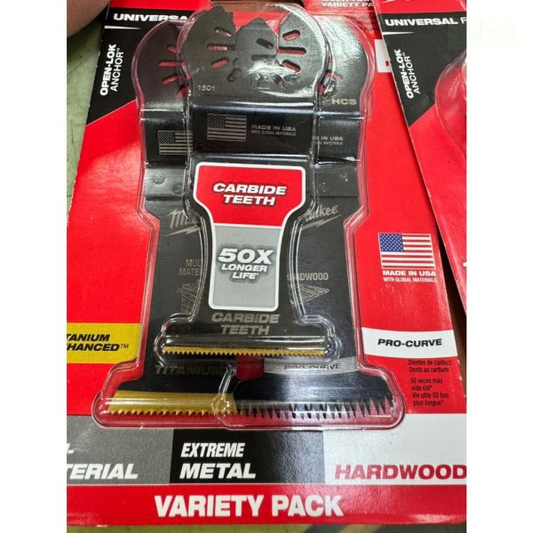 附發票 鹿洋五金 MILWAUKEE 美沃奇 49-10-9001 磨切機配件快拆式多用途鋸片組 鈦合金增強 魔切機 