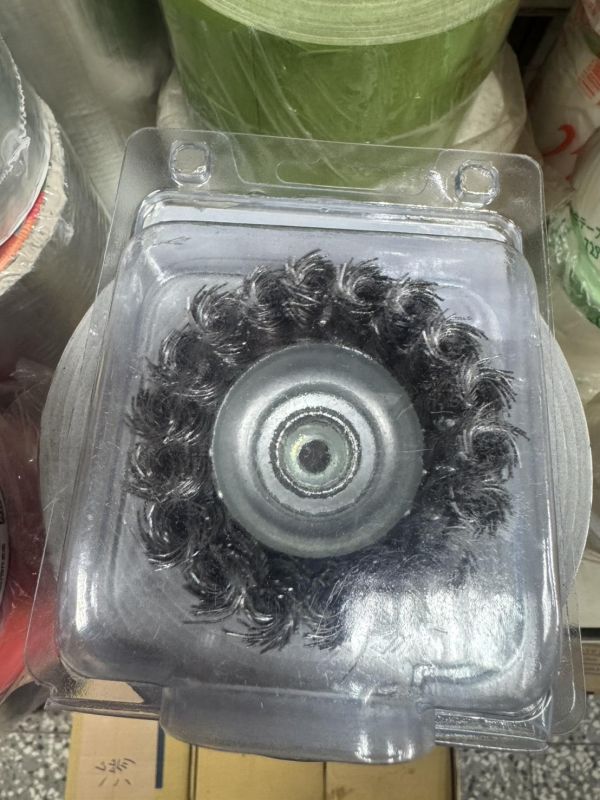 UNION 優利牌 碗型鋼絲輪 扭股型 KC-31 3吋(外徑75MM) M10*P1.5 (平面砂輪機可用) 