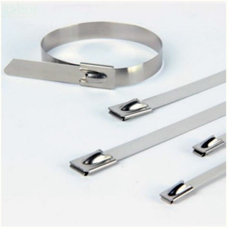 含稅 附發票 鹿洋五金 304 不銹鋼束帶 不鏽鋼 紮線帶 白鐵固定帶 白鐵束帶 紮帶 固定 強力束環 金屬自鎖綁帶 