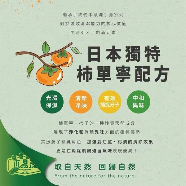 【木易潔】綠色家事清潔禮盒組  家事油垢清潔膏 松木(木頭)洗碗精  多功能淨味洗手膏 