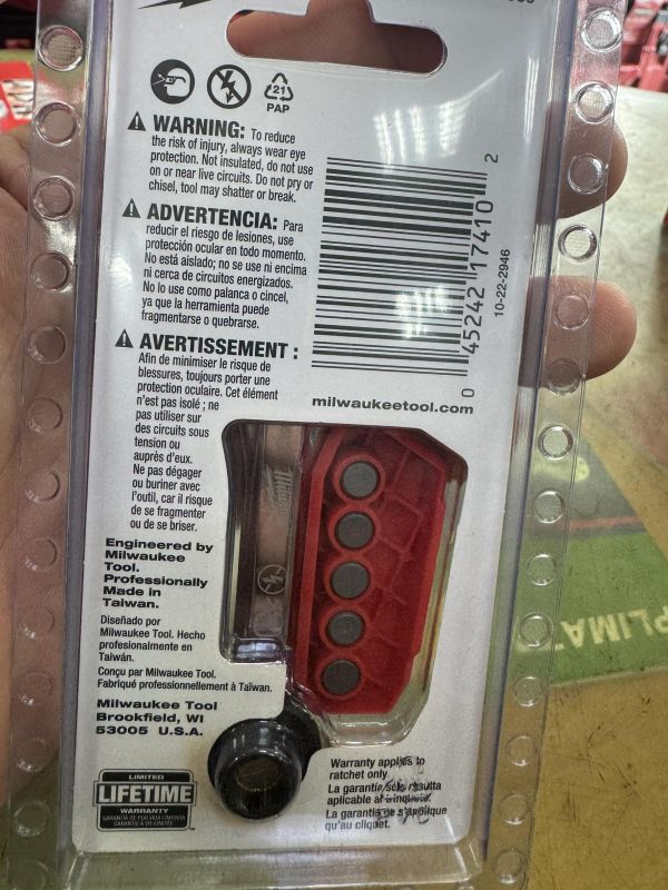 Milwaukee 90齒迷你薄型雙向棘輪扳手六件組 48-22-2950 