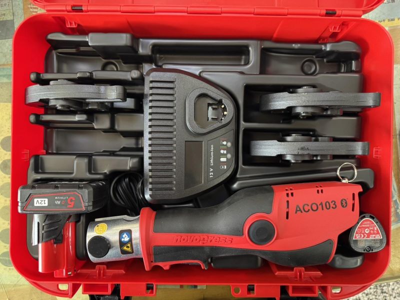 輕便型 ASADA 淺田 ACO103 不鏽鋼水管壓接機 美沃奇電池 19KN 壓接機 不鏽鋼管壓接機 