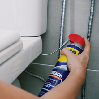 含稅 附發票 鹿洋五金 WD-40 除鏽潤滑劑 WD40專利可調式活動噴頭潤滑劑 8" 蛇管噴嘴 450ml 
