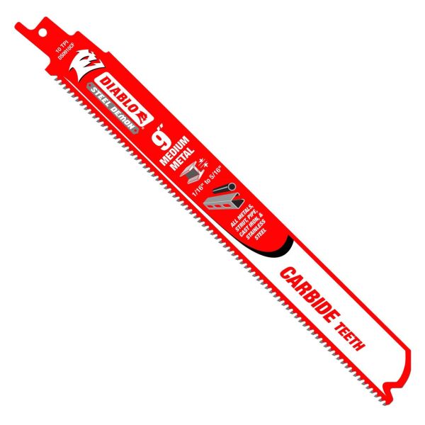 含稅  DIABLO  惡魔鋸片50倍壽命 鐵工加強型鋸片 15cm 23cm長 往復鋸片 對抗白鐵不鏽鋼 