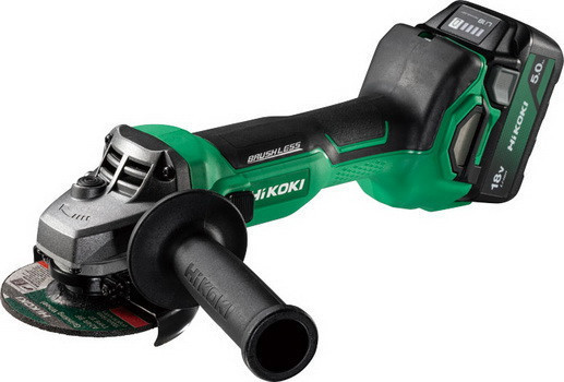 G 1810DA 四吋 細軸 HIKOKI 砂輪機 18V 無碳刷 側邊滑動 開關 4吋 G1810DA 