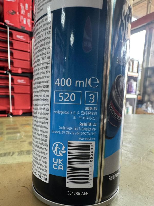 SOUDAL 密封膠去除劑 400ML 除矽利康 除膠劑 標籤去除劑 萬用泡沫清潔劑 SEALANT REMOVER 