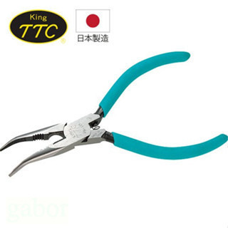 含稅附發票  鹿洋五金 日本製  KING TTC 電子用彎口尖嘴鉗 RB-125 尖嘴鉗 