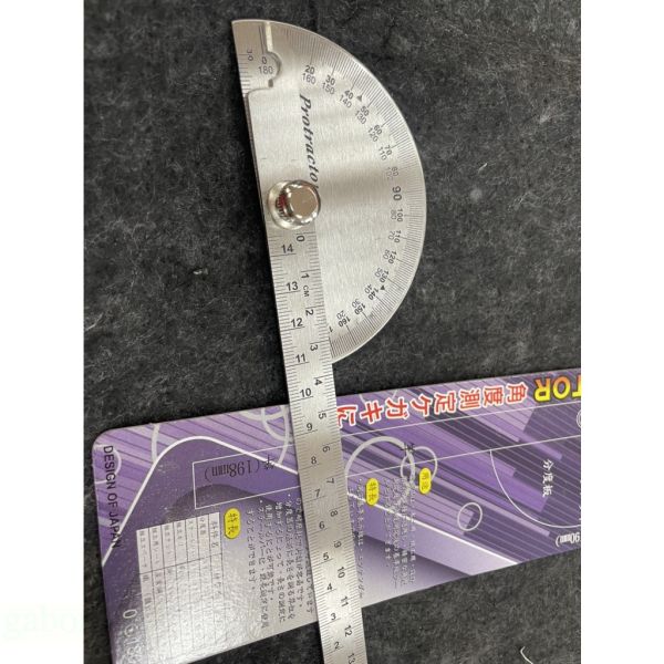 附發票 鹿洋五金 E-BASE 半圓 角度規 角度尺 分度尺 分度規 萬能 木工 SP-02-001 