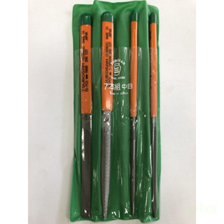 含稅 附發票 鹿洋五金 日本製 壺三 TSUBOSAN 200mm 中目 膠柄什錦銼刀 綜合銼刀 7支組 壺三銼刀 