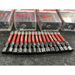 含稅 附發票 鹿洋五金 米㓇奇 Milwaukee 50mm高張力 起子頭 卡/15支 單頭 48-32-5004 