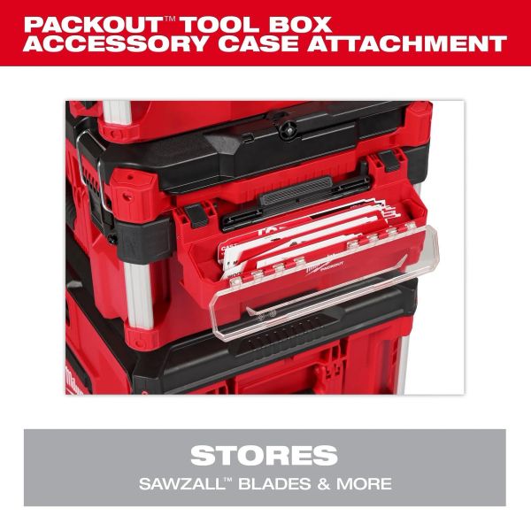 含稅 美沃奇 MILWAUKEE 4932500150 PACKOUT配套工具箱軍刀鋸片收納配件 