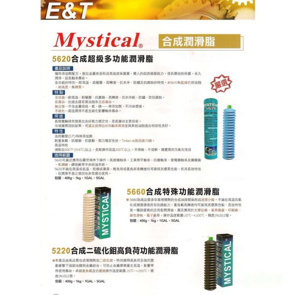 含稅  鹿洋五金 MYSTICAL 5620 美國特級合成超級多功能牛油  牛油條 