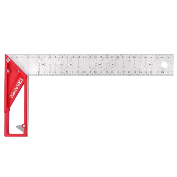 含稅 附發票 鹿洋五金 以色列 KAPRO 開普路 高精度 90度 直角尺 角度尺 木工標注 劃線洞洞 