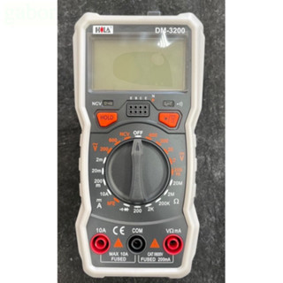 含稅 附發票 鹿洋五金 HILA 海碁國際 數字三用電錶 (DM-3200) 交直流/電阻/二極體/蜂鳴 